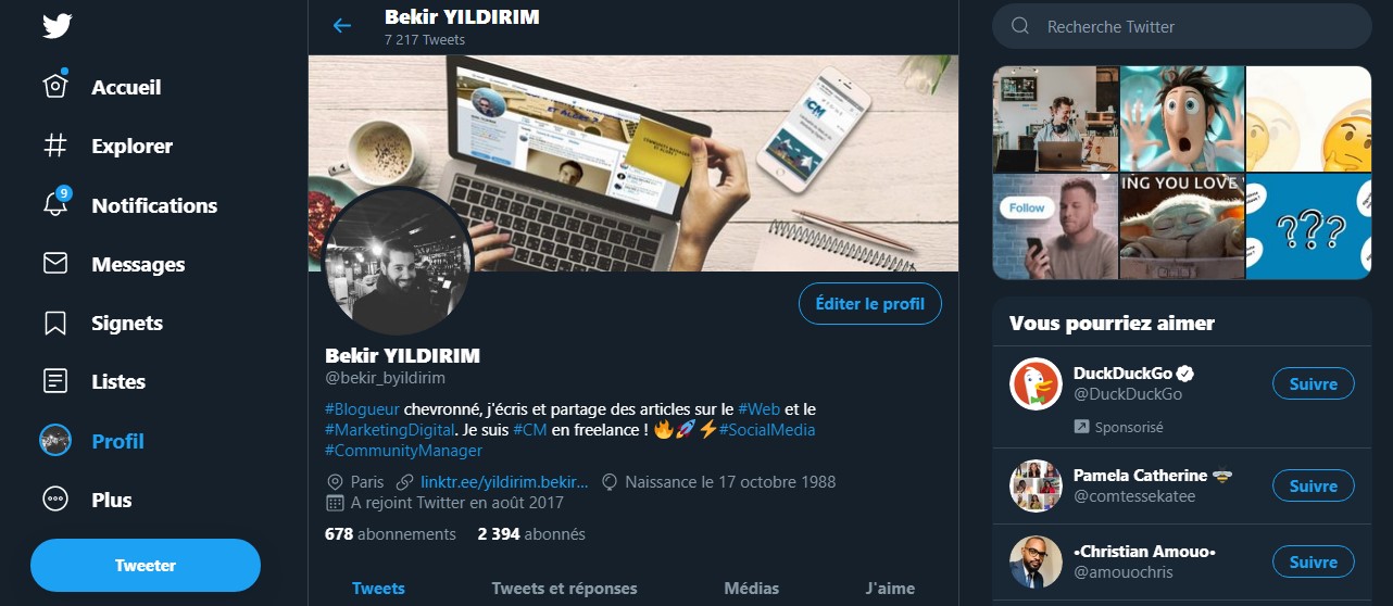 Social Media Twitter : comment créer un compte ou profil